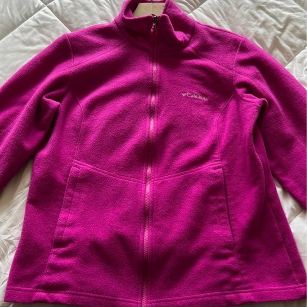 Columbia Vibrant Pink Fleece Jacket